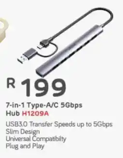 Computer Mania UNITEK 7-in-1 Type-A/C 5Gbps Hub offer