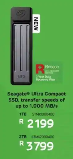 Computer Mania Seagate Ultra Compact SSD, transfer speeds of up to 1,000 MB/s offer