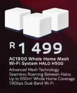 Computer Mania Mercusys AC1900 Whole Home Mesh Wi-Fi System HALO H50G offer