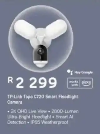 Computer Mania TP-Link Tapo C720 Smart Floodlight Camera offer