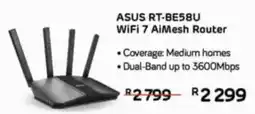 Computer Mania ASUS RT-BE58U WiFi 7 AiMesh Router offer