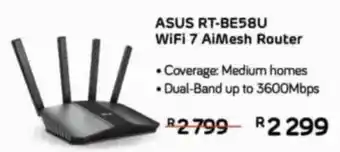 Computer Mania ASUS RT-BE58U WiFi 7 AiMesh Router offer