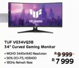 Computer Mania ASUS TUF VG34VQ38 34" Curved Gaming Monitor offer
