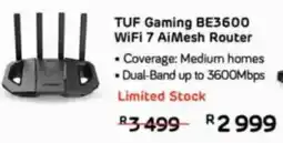 Computer Mania ASUS TUF Gaming BE3600 WiFi 7 AiMesh Router offer