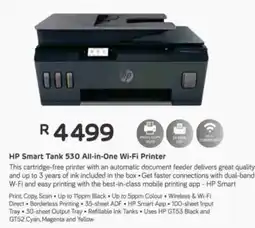 Computer Mania HP Smart Tank 530 All-in-One Wi-Fi Printer offer