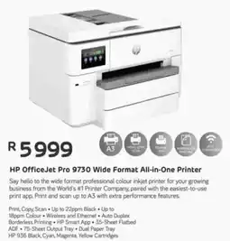 Computer Mania HP OfficeJet Pro 9730 Wide Format All-in-One Printer offer