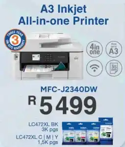 Computer Mania Brother A3 Inkjet All-in-one Printer offer