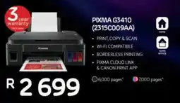 Computer Mania Canon PIXMA G3410 offer
