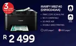 Computer Mania Canon MAXIFY MB2140 offer
