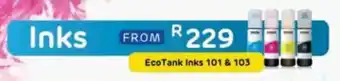 Computer Mania EPSON EcoTank Inks 101 & 103 offer