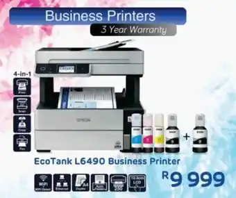 Computer Mania EPSON EcoTank L6490 Business Printer offer