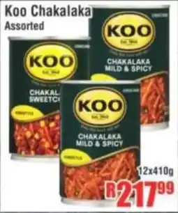 Devland Cash And Carry Koo Chakalaka Assorted offer