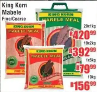 Devland Cash And Carry King Korn Mabele Fine/Coarse offer