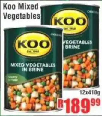 Devland Cash And Carry Koo Mixed Vegetables offer