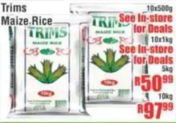 Devland Cash And Carry Trims Maize Rice offer