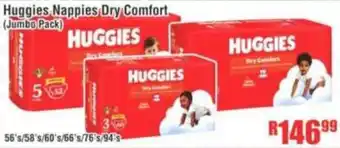 Devland Cash And Carry Huggies Nappies Dry Comfort offer
