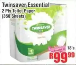 Devland Cash And Carry Twinsaver Essential 2 Ply Toilet Paper offer
