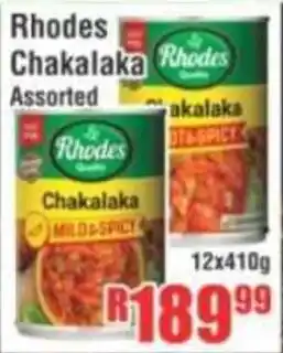 Devland Cash And Carry Rhodes Chakalaka Assorted offer