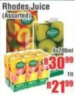 Devland Cash And Carry Rhodes Juice Assorted offer