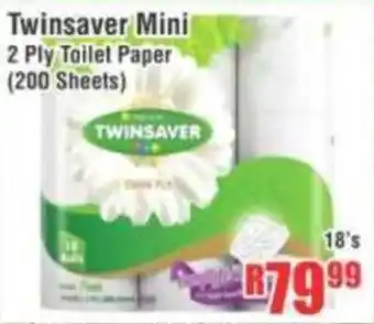 Devland Cash And Carry Twinsaver Mini 2 Ply Toilet Paper offer