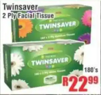 Devland Cash And Carry Twinsaver 2 Ply Facial Tissue offer