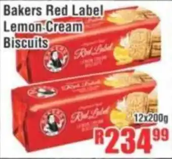 Devland Cash And Carry Bakers Red Label Lemon Cream Biscuits offer