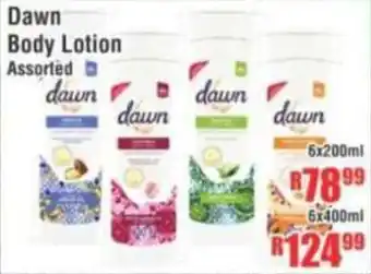Devland Cash And Carry Dawn Body Lotion Assorted offer