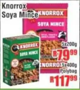 Devland Cash And Carry Knorrox Soya Mince offer