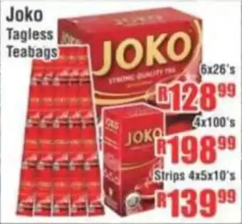 Devland Cash And Carry Joko Tagless Teabags offer
