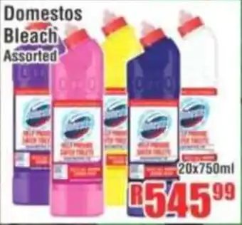 Devland Cash And Carry Domestos Bleach Assorted offer
