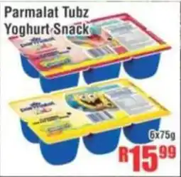 Devland Cash And Carry Parmalat Tubz Yoghurt Snack offer
