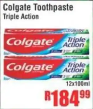 Devland Cash And Carry Colgate Toothpaste Triple Action offer