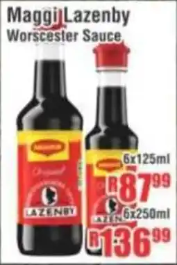 Devland Cash And Carry Maggi Lazenby Worscester Sauce offer