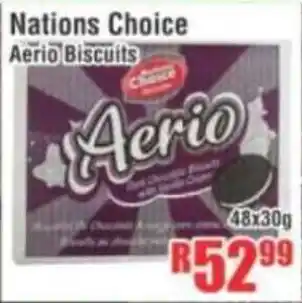 Devland Cash And Carry Nations Choice Aerio Biscuits offer