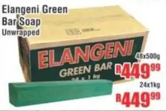 Devland Cash And Carry Elangeni Green Bar Soap Unwrapped offer
