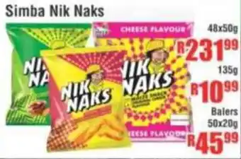 Devland Cash And Carry Simba Nik Naks offer
