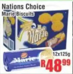 Devland Cash And Carry Nations Choice Marie Biscuits offer