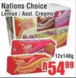 Devland Cash And Carry Nations Choice Lemon/ Asst. Creams offer