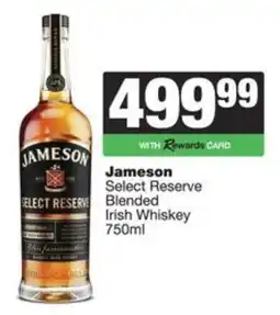 Spar Jameson Select Reserve Blended Irish Whiskey offer
