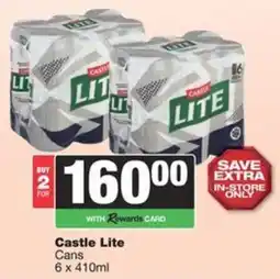 Spar Castle Lite Cans offer