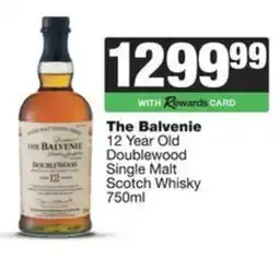 Spar The Balvenie 12 Year Old Doublewood Single Malt Scotch Whisky offer