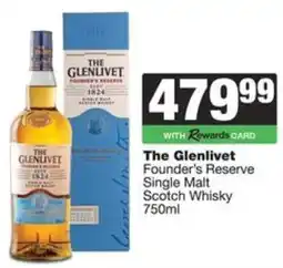Spar The Glenlivet Founder's Reserve Single Malt Scotch Whisky offer