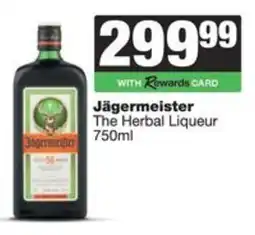 Spar Jägermeister The Herbal Liqueur offer