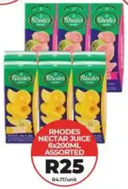 1UP Rhodes nectar juice assorted offer