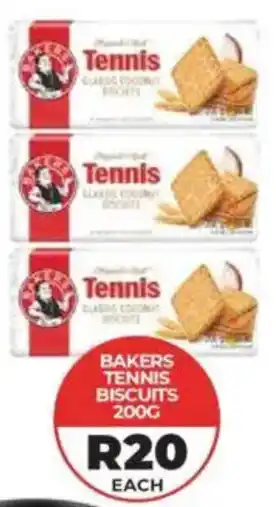 1UP Bakers tennis biscuits offer