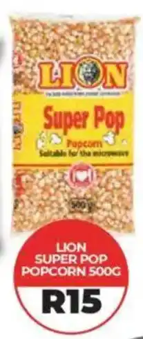 1UP Lion super pop popcorn offer