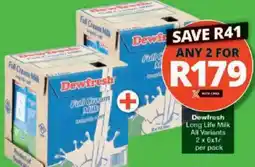Checkers Dewfresh Long Life Milk All Variants offer