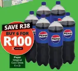 Checkers Pepsi Original Cold Drink offer