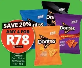 Checkers Doritos Corn Chips All Variants offer
