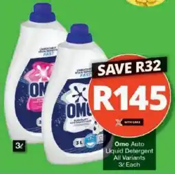 Checkers Omo Auto Liquid Detergent All Variants offer